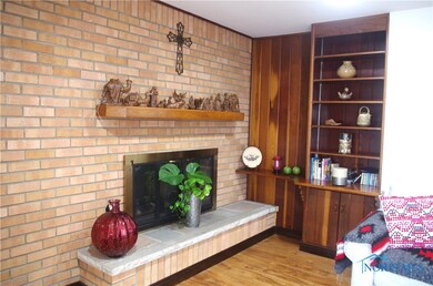 Fireplace and built-ins!