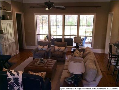 Wall of windows overlooking the wetlands.