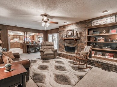 Real wood burning fireplace, built in book shelves