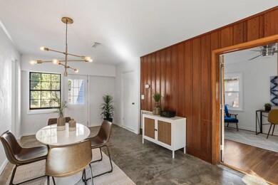 Dining looking into spare bedroom