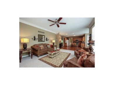 View of Great Room into Kitchen!