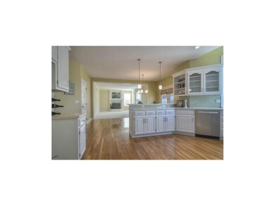 Kitchen Opens to Family Room