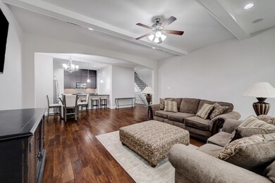 Open concept living.