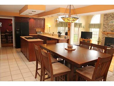 Kitchen. Gorgeous cherry cabinets & center island 