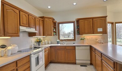 Amazing Corian counters and under cabinet lighting