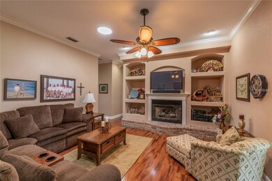 great room with new electric fireplace