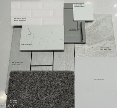 Design Selections.  This home is under constructio