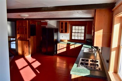 Open concept kitchen.