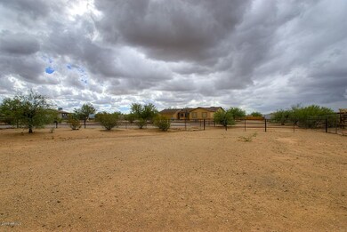 Corral and house