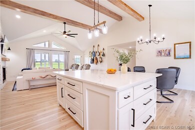 Open floorplan with stunning Kitchen Remodel