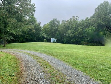 Driveway entrance to parcel.