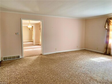 Living Room flows into Dining Room