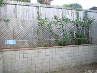 Backyard with raised are for planting a garden