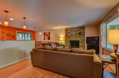 Wood-burning fireplace