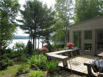 Patio/Deck. One of the two decks off...