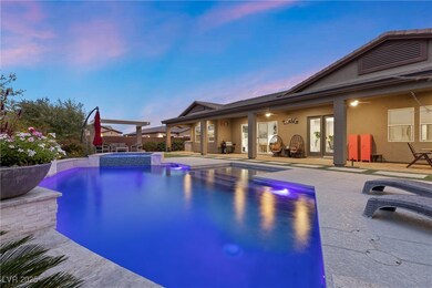 Custom designed backyard on large lot with oversiz