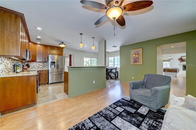 Kitchen Opens To Family Room and Eat-In Area