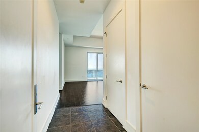 As you walk in, the Entry hall offers 2 closets an