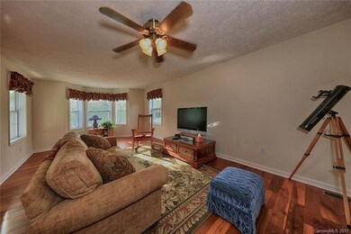 LIVING ROOM FLOWS FROM THE DINING ROOM - THE BAY COULD BE A PERFECT SPACE TO SHOW OFF YOUR BEAUTIFUL CHRISTMAS TREE.