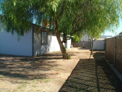 Rear of home
