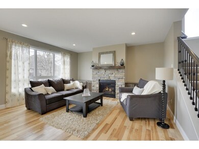 Cozy up to the stone gas fireplace in this spaciou