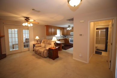 Open to kitchen