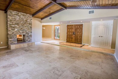 Dual sided fire place