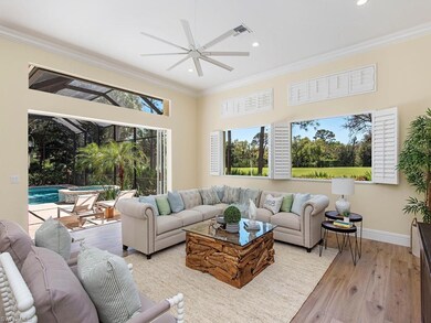 Family Room with Disappearing Sliders to Lanai