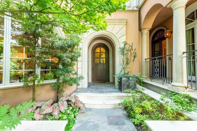 The elegant entry foretells what is to come.