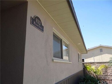 Covered soffit.