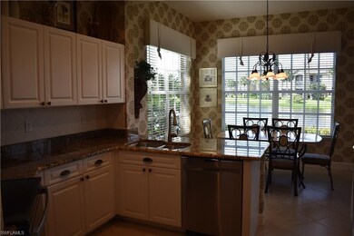 View of lake from kitchen and breakfast room