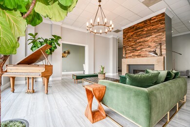 Informal lobby inside the private community space