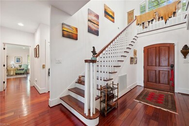 Foyer which opens up the staircase to second floor