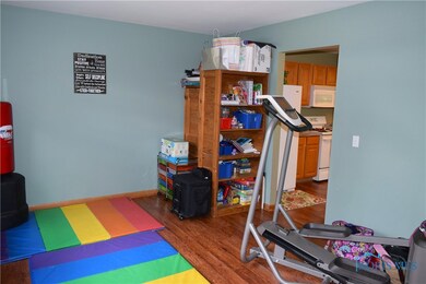 Flexible space as this could be a den, living room