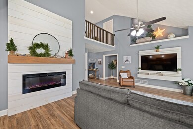 Living Room with Fireplace