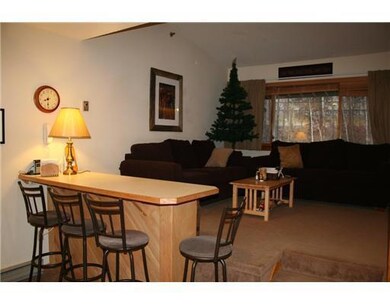 Living Room. Built-in breakfast bar...