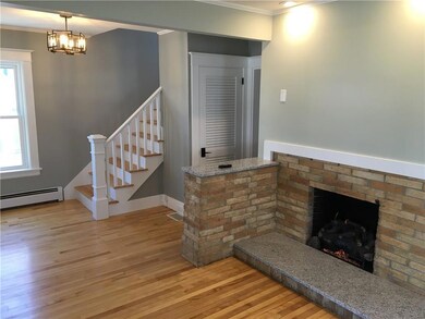 Living room opens nicely to the...