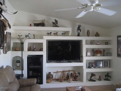 family room with built in entertainment