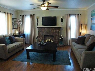 Living Room with Faux Fireplace
