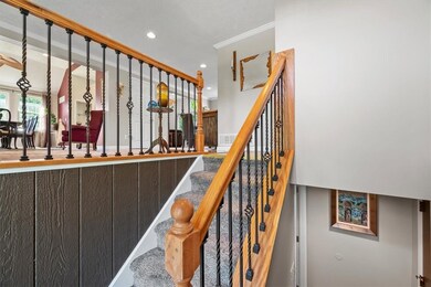 Once you enter the home, stairs lead up to the mai