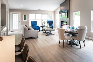 Great Room with Fireplace & Coffee Bar