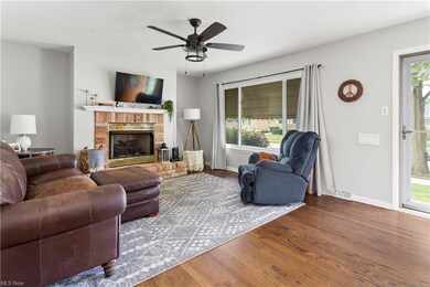 Living Room With View of Gas Fireplace