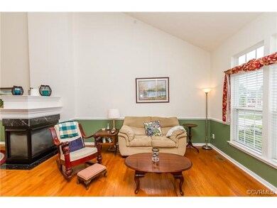 Living Room is Open and quaint with Nat-gas Firepl
