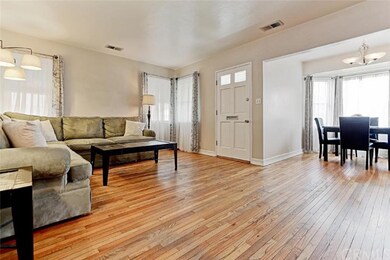 Freshly painted interior and open floor plan conce