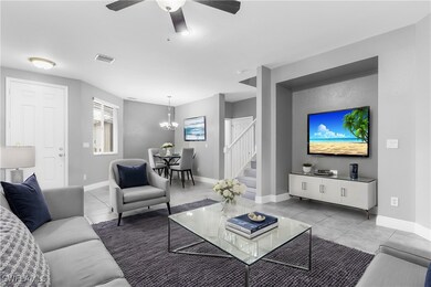 Living Room - Virtually Staged - Painted