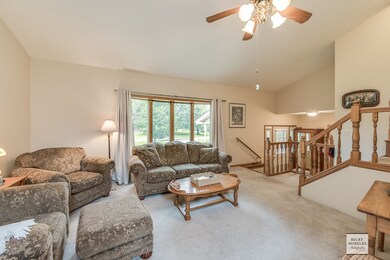 Spacious room with vaulted ceiling!