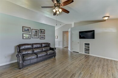 Cathedral Ceiling Enhances Spacious Feel to Family