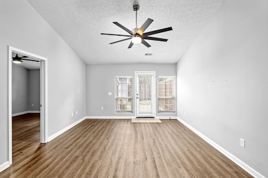 Main living space - vaulted ceilings