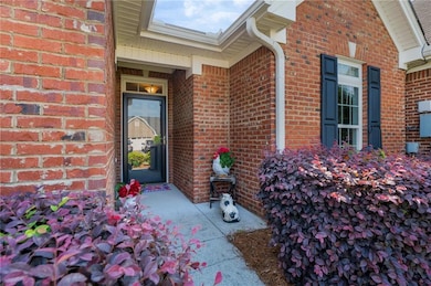 Property entrance with brick