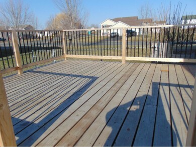Wonderful deck off of kitchen.